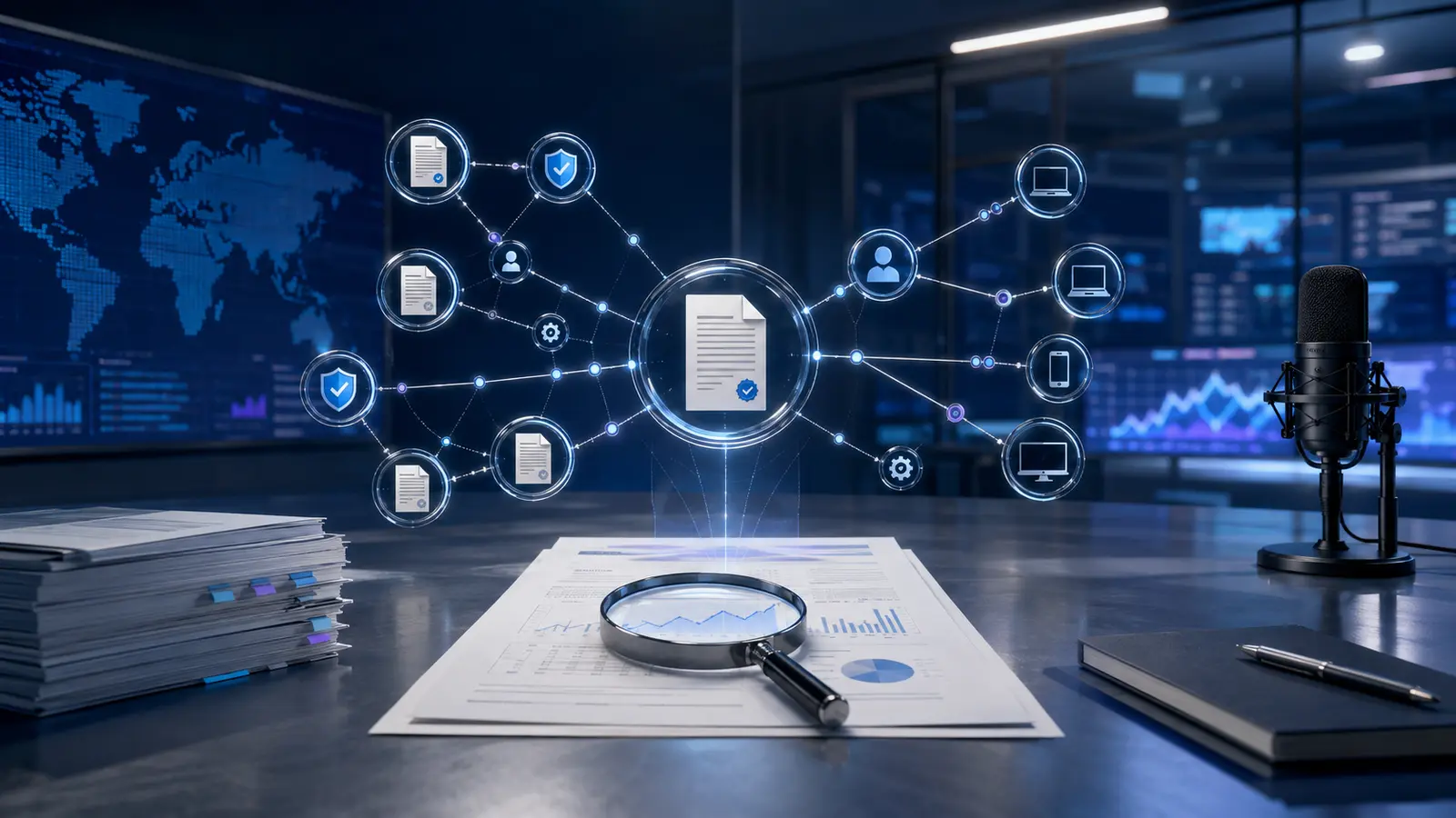 Prediction Market Radar research terminals representing different market questions and source evidence